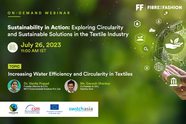 Increasing Water Efficiency and Circularity in Textiles